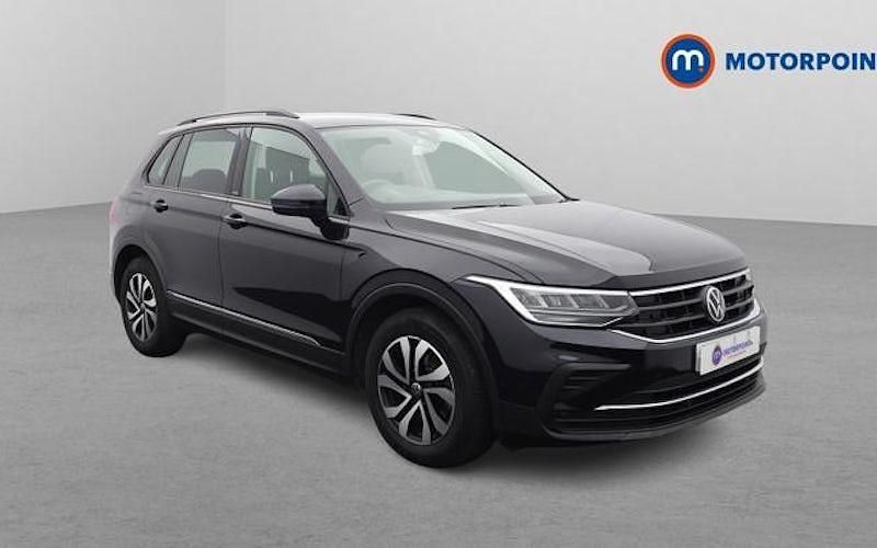 Black Used 2021 VW Tiguan Active SUV | £19,099 (Fair price) - Image 1/4