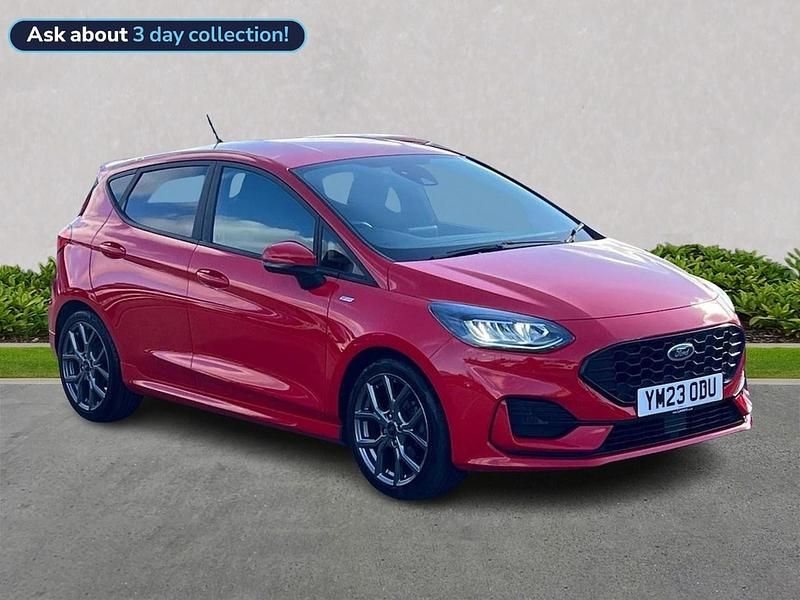 Used Ford Fiesta ST-Line 100 HP (73 kW) 2023 Red Hatchback