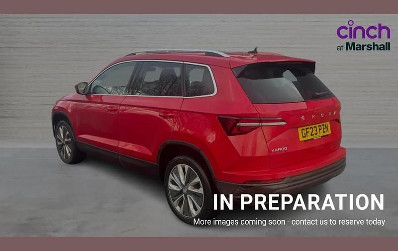Used Skoda Karoq SE L 147 HP (108 kW) 2023 Red SUV