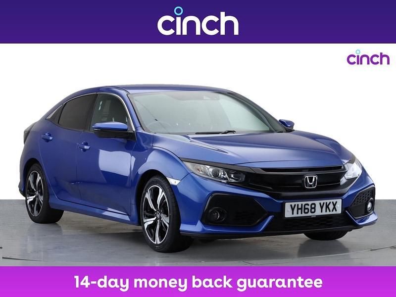 Blue Used 2018 Honda Civic SR Hatchback | £10,419 (Fair price) - Image 1/3