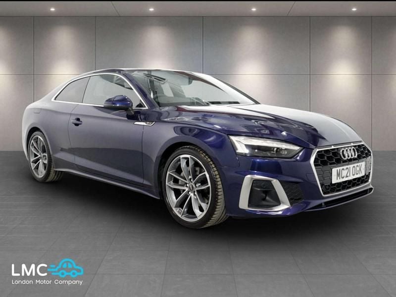 Used Audi A5 S-Line 2021 Blue Coupe