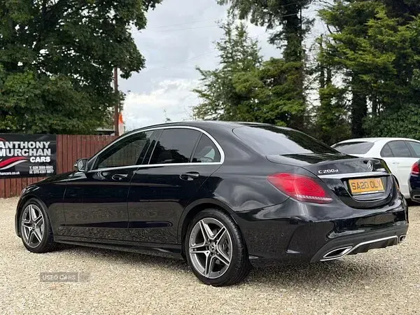 Used Mercedes C200 AMG line 2020 Black Sedan