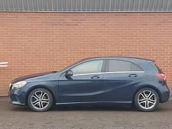 Used Mercedes A180 Sport Edition 122 HP (89 kW) 2018 Blue Hatchback