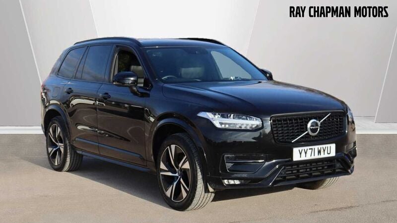 Black Used 2022 Volvo XC90 R-Design SUV | £38,500 (Good price) - Image 1/3