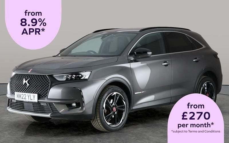 Grey Used 2021 DS Automobiles DS7 Crossback Performance Line Plus SUV | £18,719 (Fair price) - Image 1/2