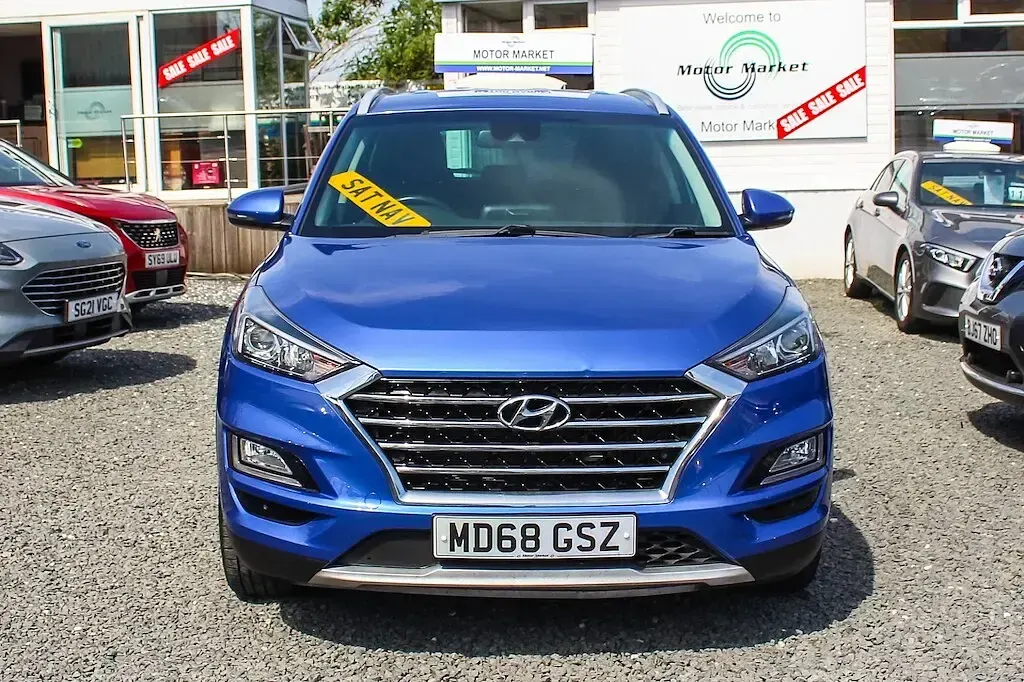 Used Hyundai Tucson Premium 177 HP (130 kW) 2019 Blue SUV
