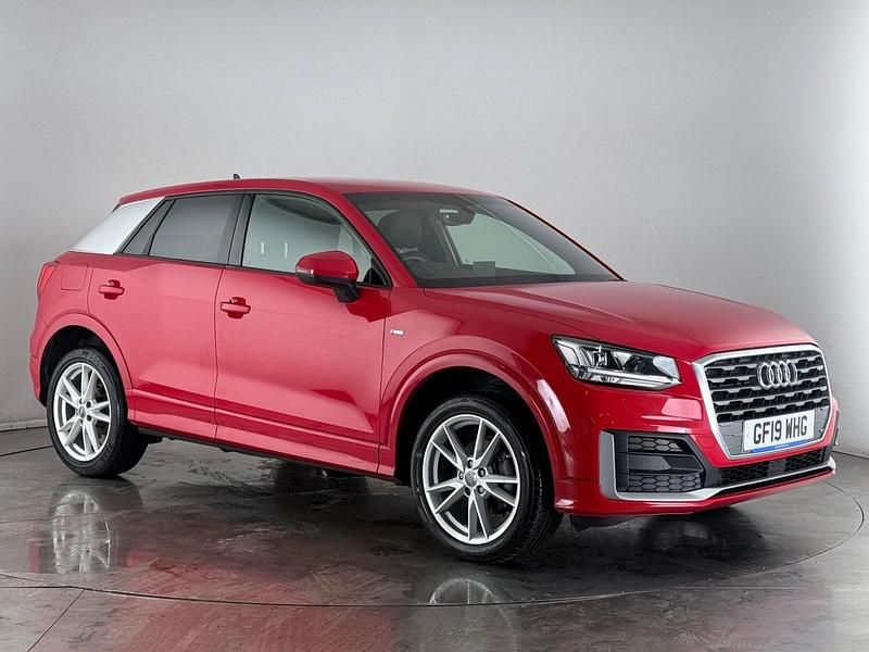 Red Used 2019 Audi Q2 S-Line SUV | £16,350 (Good price) - Image 1/4