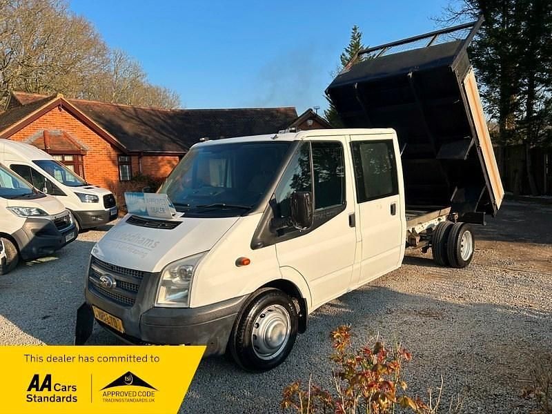 Used Ford Transit 100 HP (73 kW) 2013 White Cabriolet