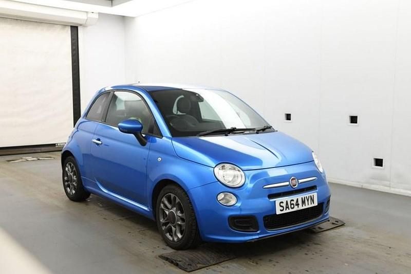 Used Fiat 500 S 69 HP (50 kW) 2014 Blue Hatchback