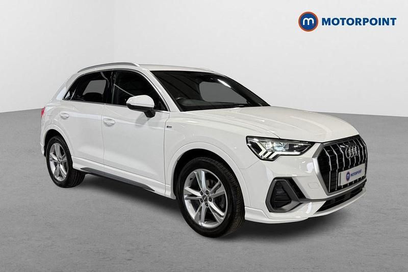 White Used 2019 Audi Q3 S-Line SUV | £19,299 (Good price) - Image 1/4