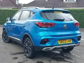 Used MG ZS Exclusive 106 HP (77 kW) 2022 Blue SUV