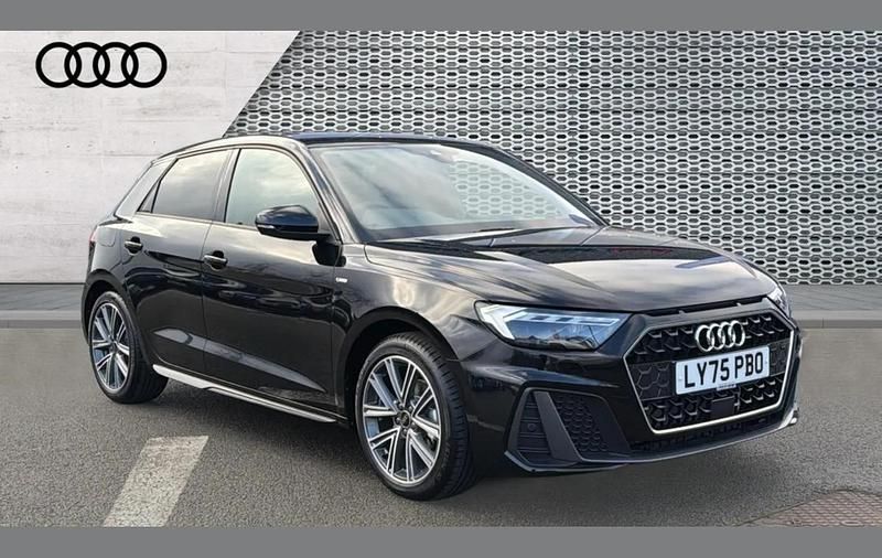 Black New 2025 Audi A1 S-Line Hatchback | £26,440 (Good price) - Image 1/4