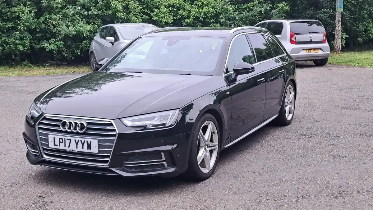 Used Audi A4 S-Line 150 HP (110 kW) 2017 Black Estate