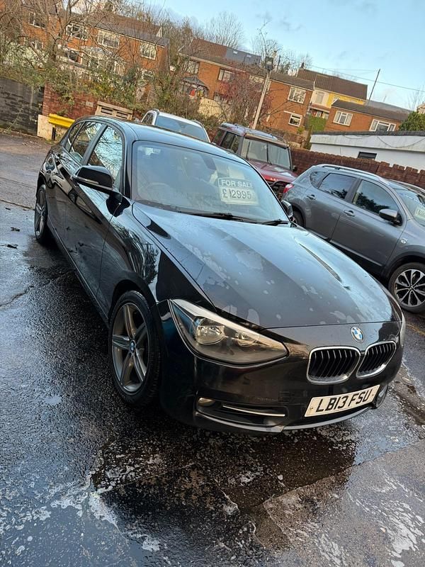 Black Used 2013 BMW 118 Sport Line Hatchback | £2,995 (Good price) - Image 1/4