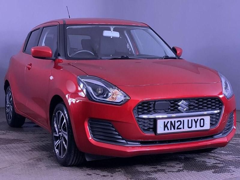 Red Used 2021 Suzuki Swift SZ-L Hatchback | £10,499 (Fair price) - Image 1/4