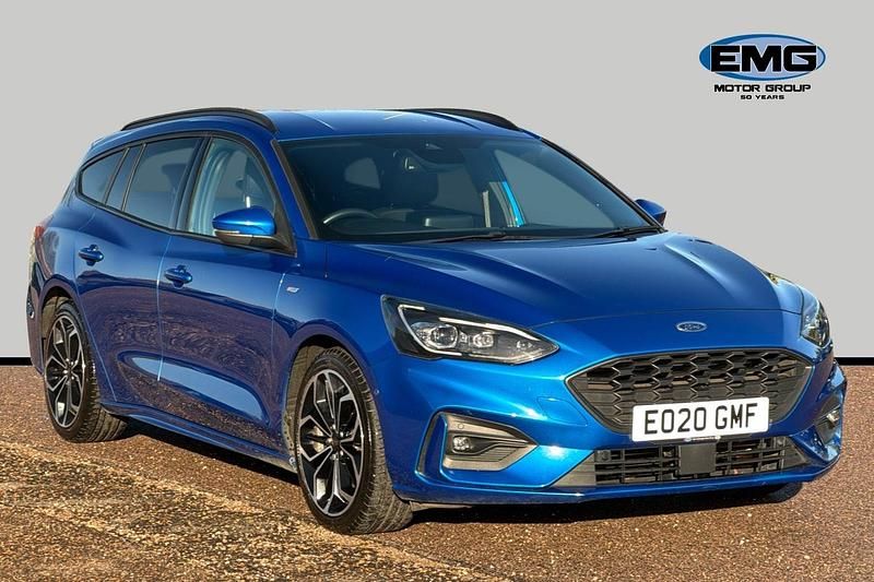 Blue Used 2020 Ford Focus ST-Line X Estate | £13,995 (Fair price) - Image 1/3