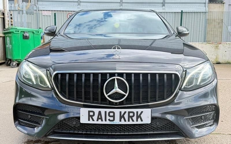 Used Mercedes E220 AMG line 194 HP (142 kW) 2019 Black Sedan