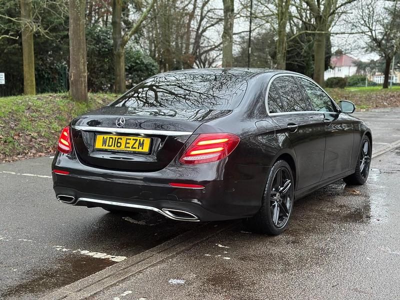 Used Mercedes E220 AMG line 2016 Black Sedan
