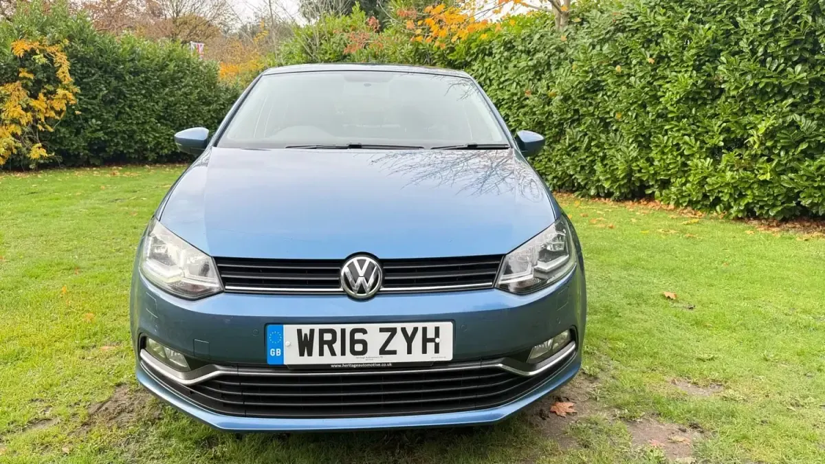 Usado VW Polo SEL 110 HP (80 kW) 2016 Azul Citadino