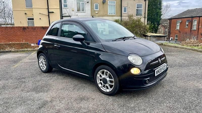 Used Fiat 500 Sport 2008 Black Hatchback