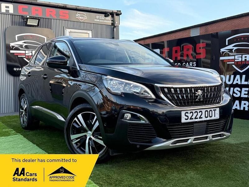 Black Used 2019 Peugeot 3008 Allure Hatchback | £9,995 (Fair price) - Image 1/4