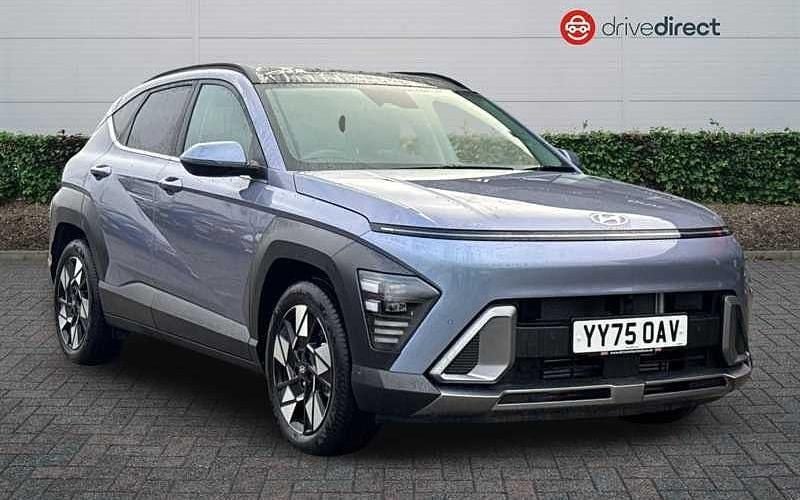 Pearl meta blue New 2025 Hyundai Kona Ultimate SUV | £25,645 (Super price) - Image 1/4