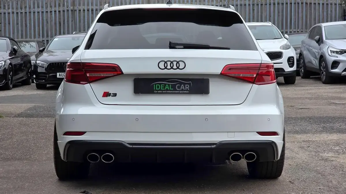 Used Audi S3 Sportback Black Edition 2019 White Hatchback
