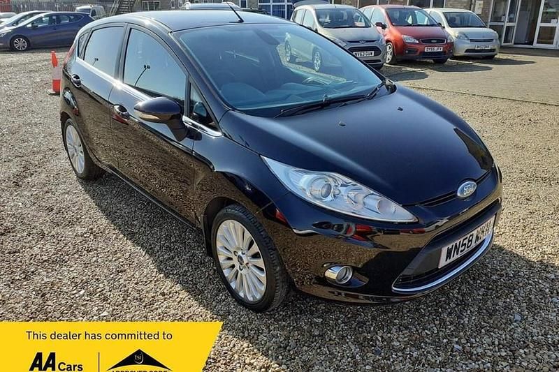 Used Ford Fiesta Titanium 2008 Black Hatchback