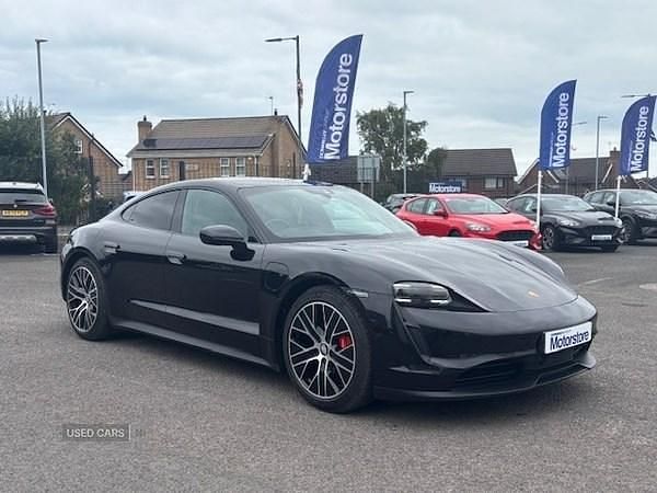 Black Used 2022 Porsche Taycan Sedan | £47,950 (Super price) - Image 1/2