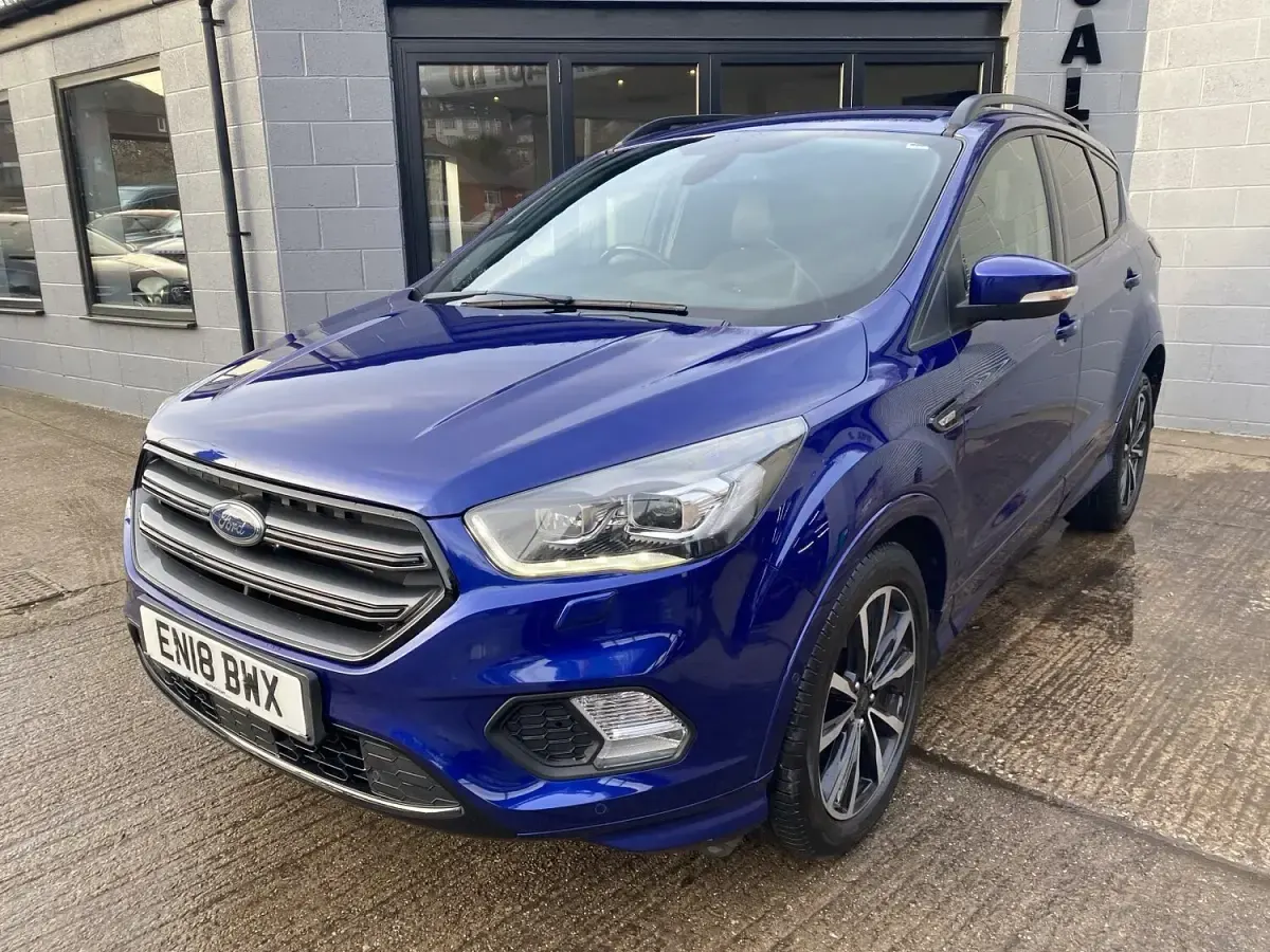 Used Ford Kuga ST-Line 120 HP (88 kW) 2018 Blue SUV