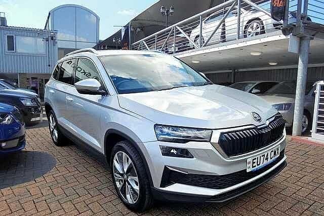 Used Skoda Karoq SE L 110 HP (80 kW) 2024 Brilliant silver metallic SUV