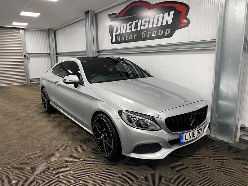 Silver Used 2016 Mercedes C300 Premium Plus Coupe | £16,495 (Fair price) - Image 1/4