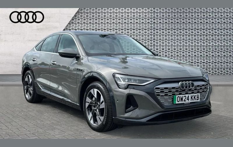 Grey Used 2024 Audi Q8 e-tron Sport SUV | £45,853 (Good price) - Image 1/4