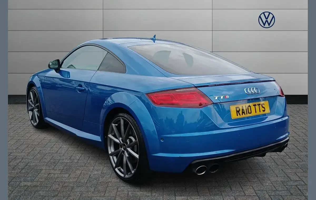 Used Audi TTS Black Edition 306 HP (225 kW) 2017 Blue Coupe