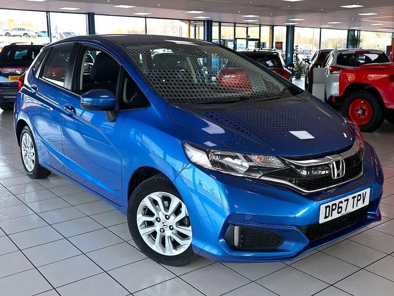 Brilliant sporty blue Used 2018 Honda Jazz SE Hatchback | £9,289 (Fair price) - Image 1/4