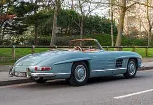 Used Mercedes SL300 215 HP (158 kW) 1957 Blue Cabriolet