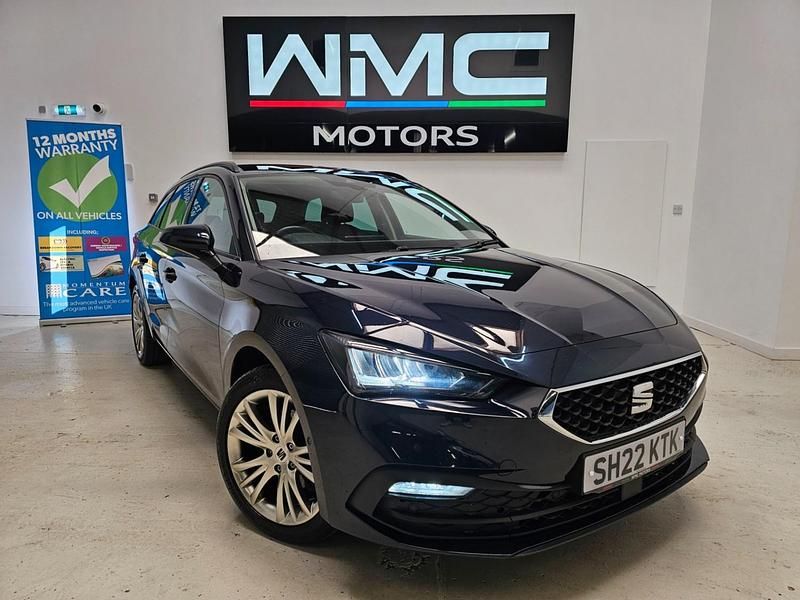 Blue Used 2022 Seat Leon SE Dynamic Estate | £8,995 (Fair price) - Image 1/4