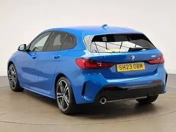Used BMW 118 M Sport 136 HP (100 kW) 2023 Blue Hatchback