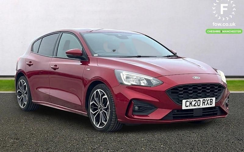 Used Ford Focus ST-Line X 125 HP (91 kW) 2020 Red Hatchback