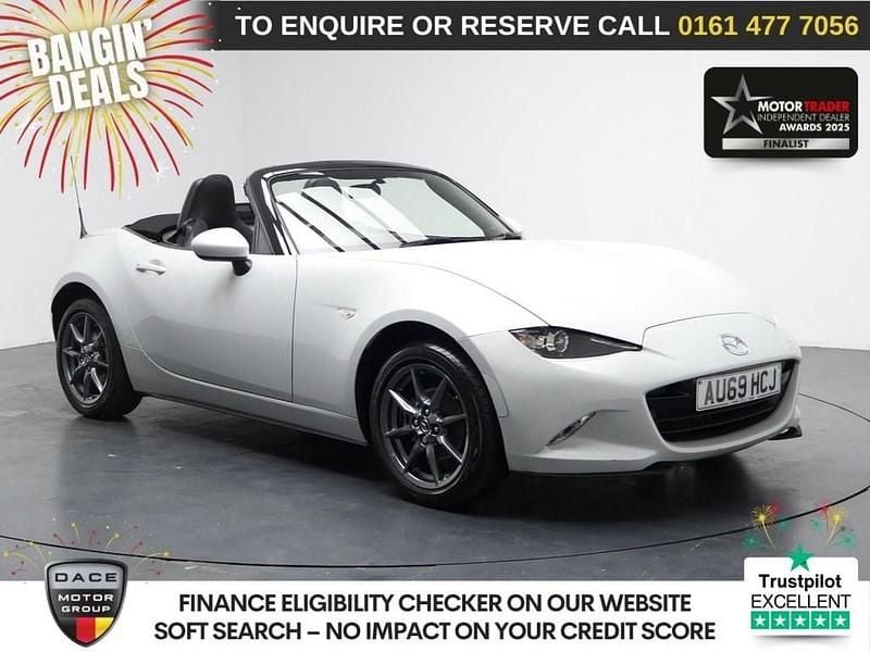 Silver Used 2019 Mazda MX5 Cabriolet | £13,990 (Super price) - Image 1/3
