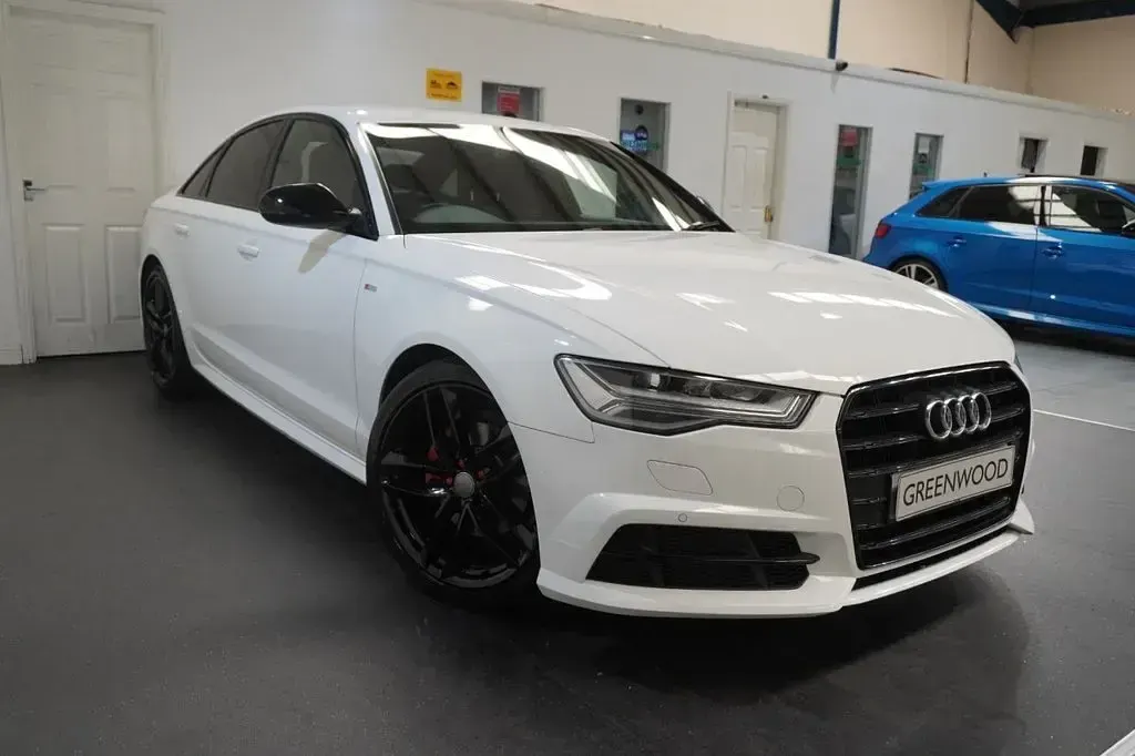 Used Audi A6 Black Edition 190 HP (139 kW) 2018 White Sedan