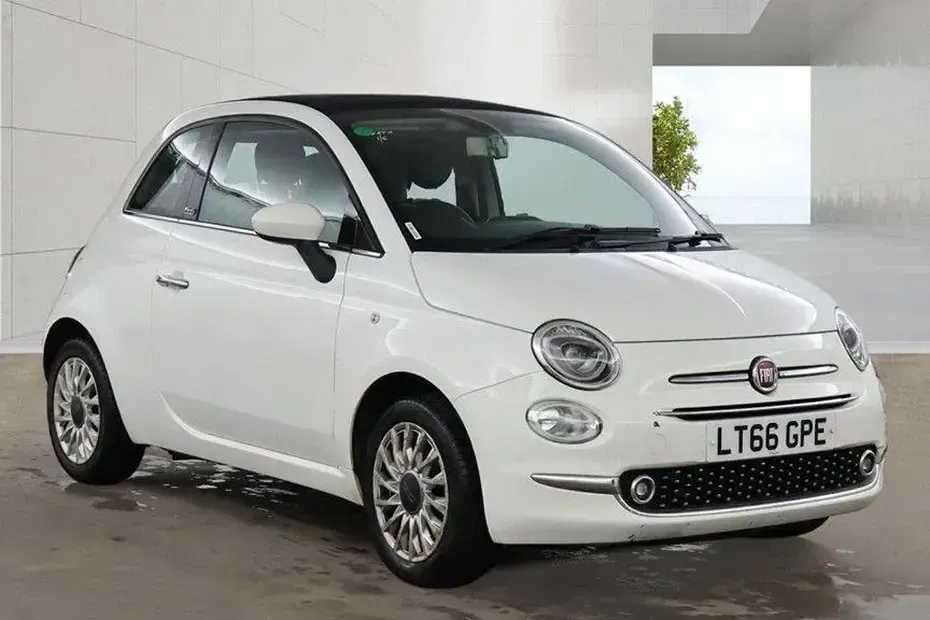 Used Fiat 500C Lounge 2016 White Cabriolet
