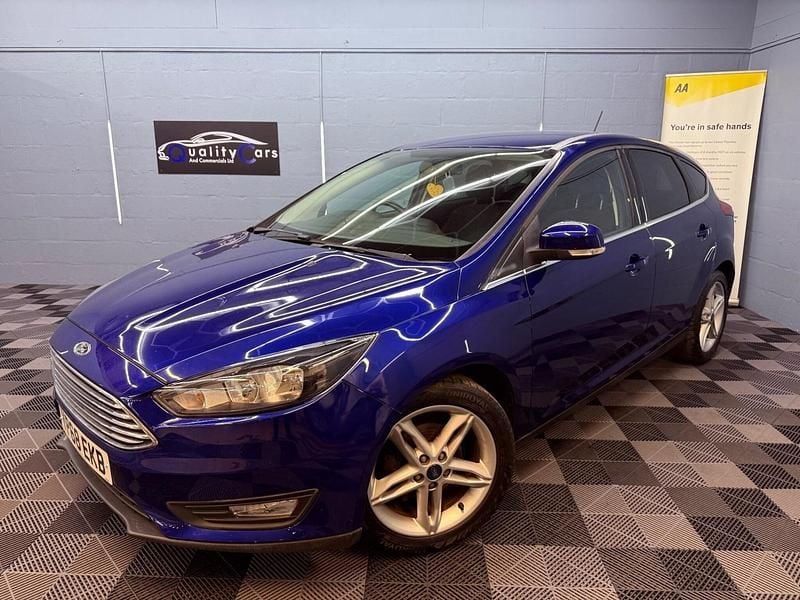 Blue Used 2018 Ford Focus Zetec Hatchback | £7,295 (Fair price) - Image 1/4
