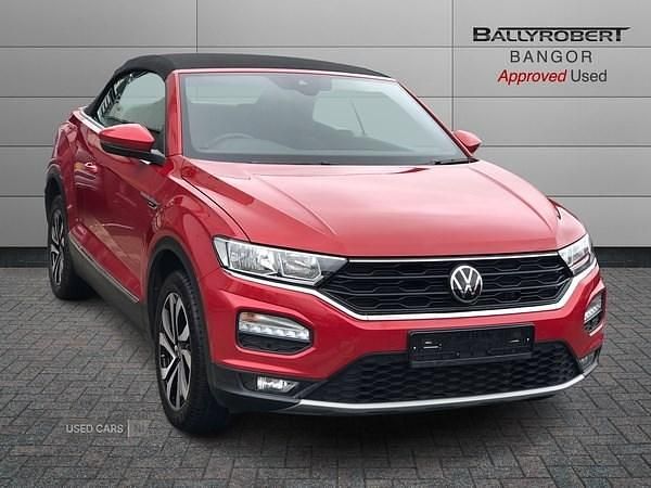 Red Used 2021 VW T-Roc Cabriolet Active Cabriolet | £19,950 (Fair price) - Image 1/4