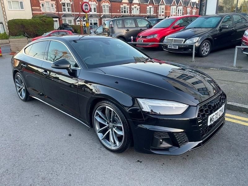 Used Audi A5 Sportback S-Line 2020 Black Hatchback