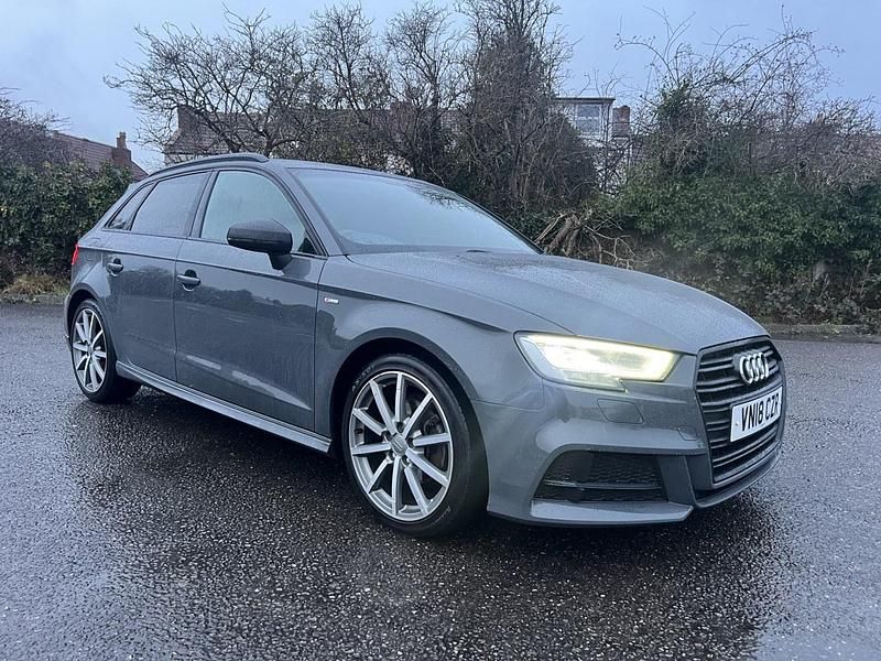 Used Audi A3 Black Edition 2018 Grey Hatchback