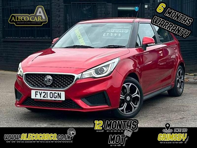 Used MG MG3 Excite 106 HP (77 kW) 2021 Red Hatchback