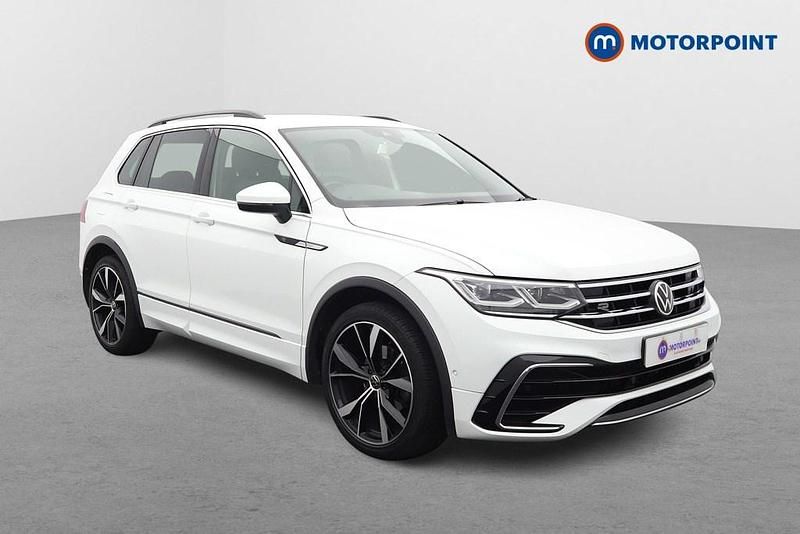 White Used 2021 VW Tiguan R-line SUV | £24,699 (Fair price) - Image 1/4