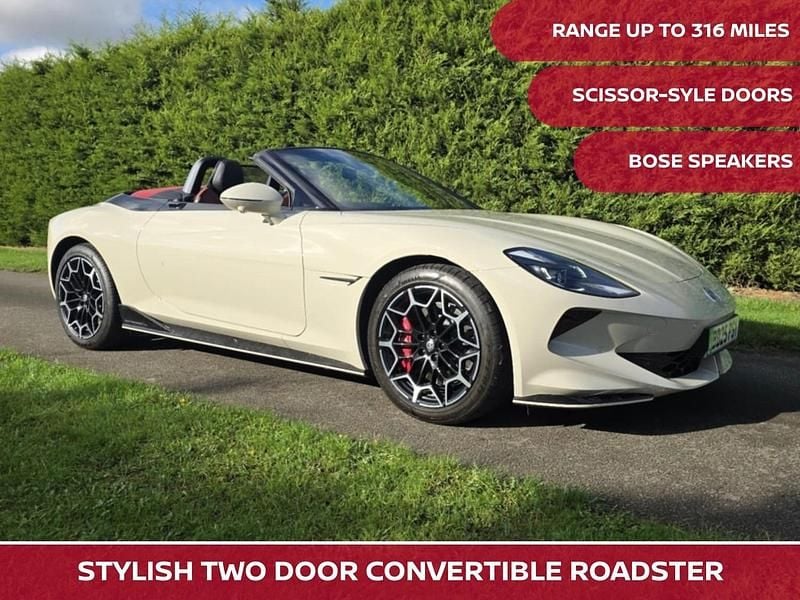 White Used 2025 MG Cyberster Trophy Cabriolet | £44,995 (Super price) - Image 1/3