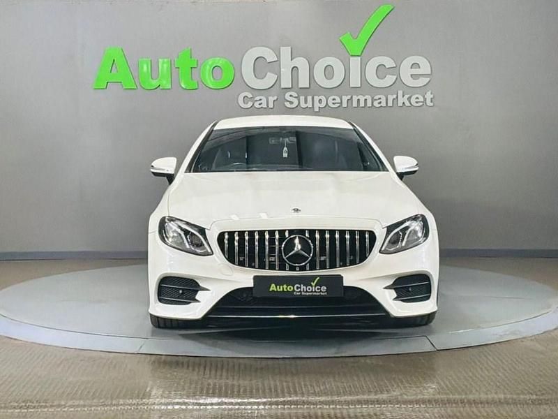 Used Mercedes E220 AMG line 194 HP (142 kW) 2018 White Coupe